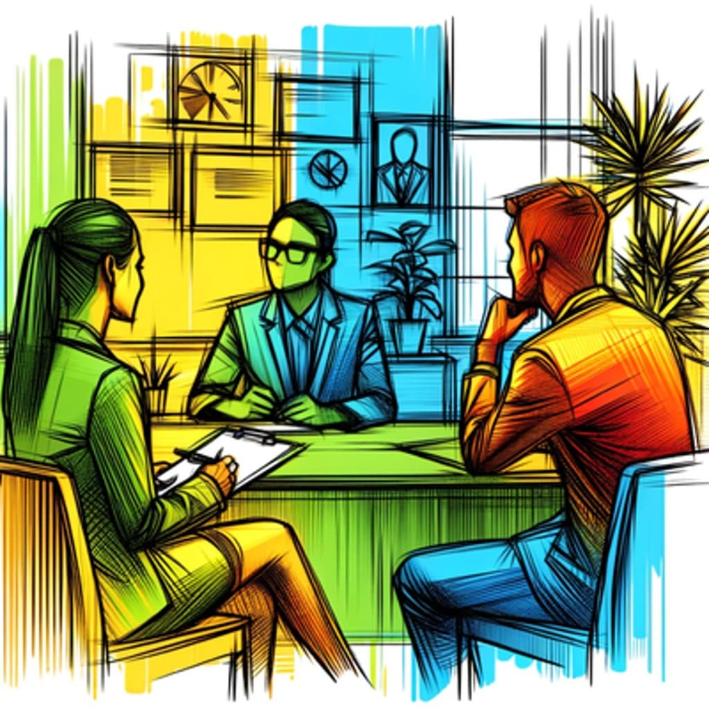 Product manager in a mock PM interview coaching session