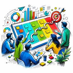 PM strategy and roadmapping coaching workshop illustration